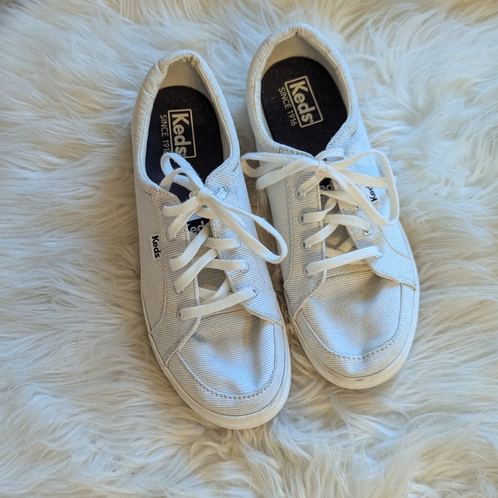 Keds White Canvas Sneakers